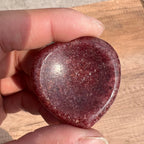 Heart Shaped Crystal Worry Stone