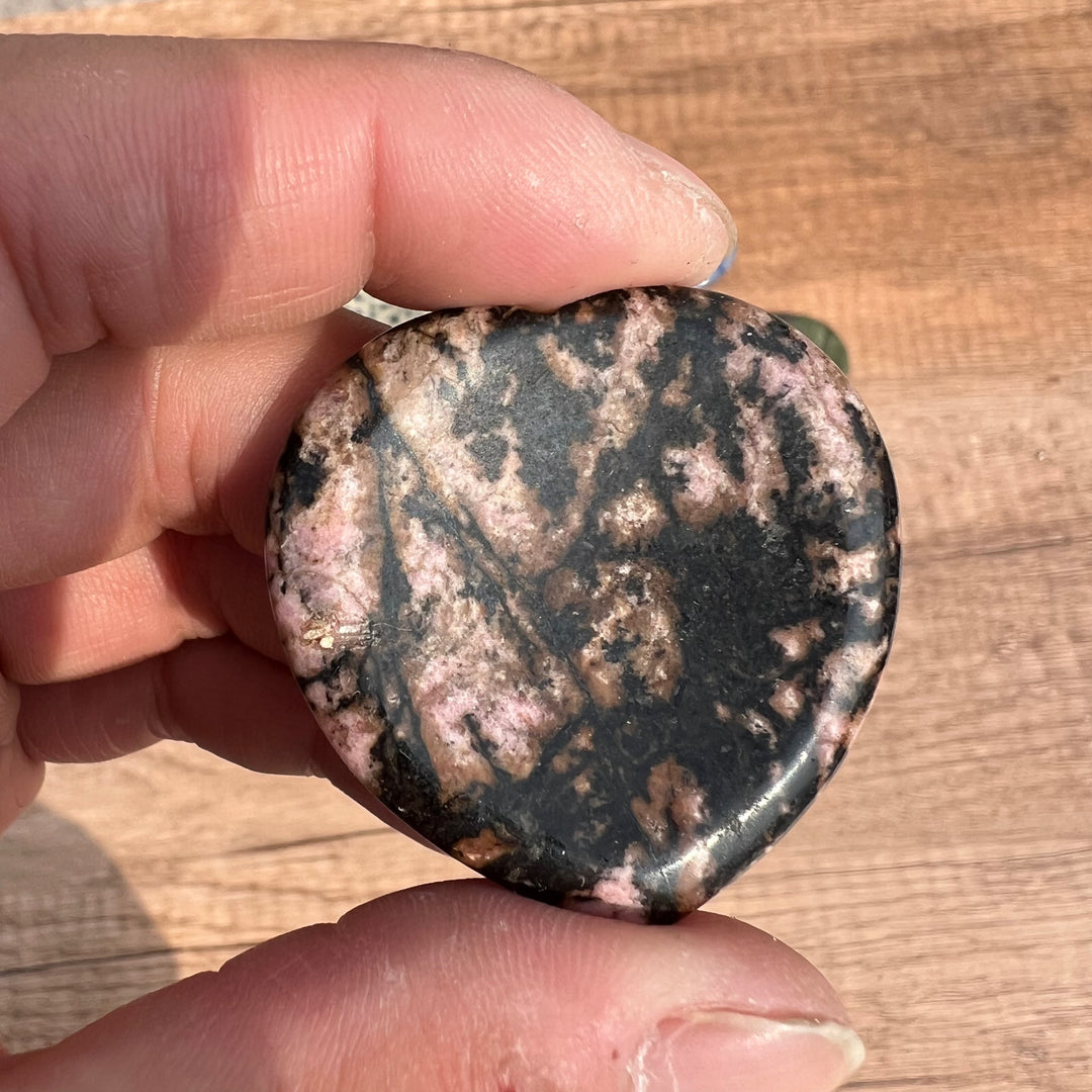 Heart Shaped Crystal Worry Stone