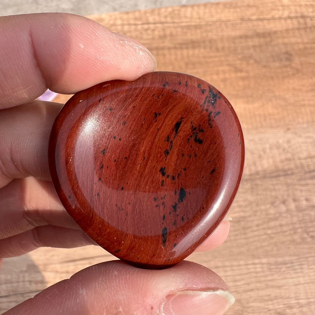 Heart Shaped Crystal Worry Stone