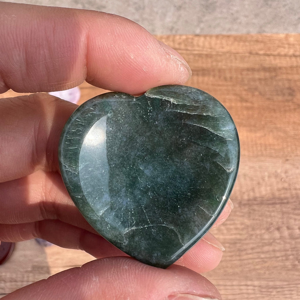 Heart Shaped Crystal Worry Stone