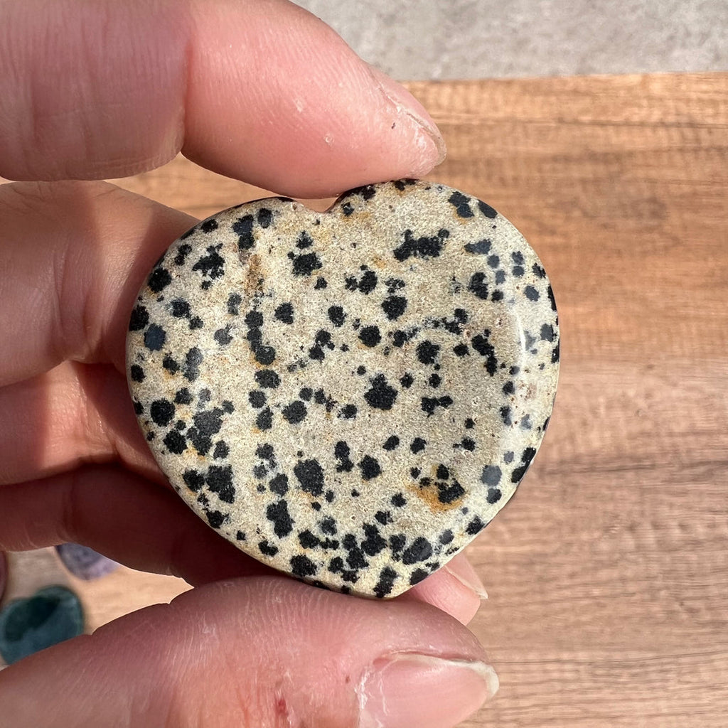 Heart Shaped Crystal Worry Stone