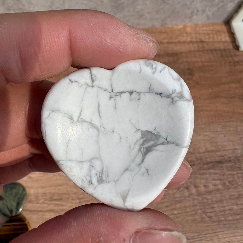 Heart Shaped Crystal Worry Stone