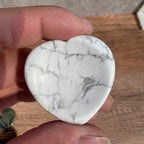 Heart Shaped Crystal Worry Stone