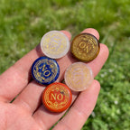Natural Crystal Decision Coin