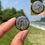 Natural Crystal Decision Coin