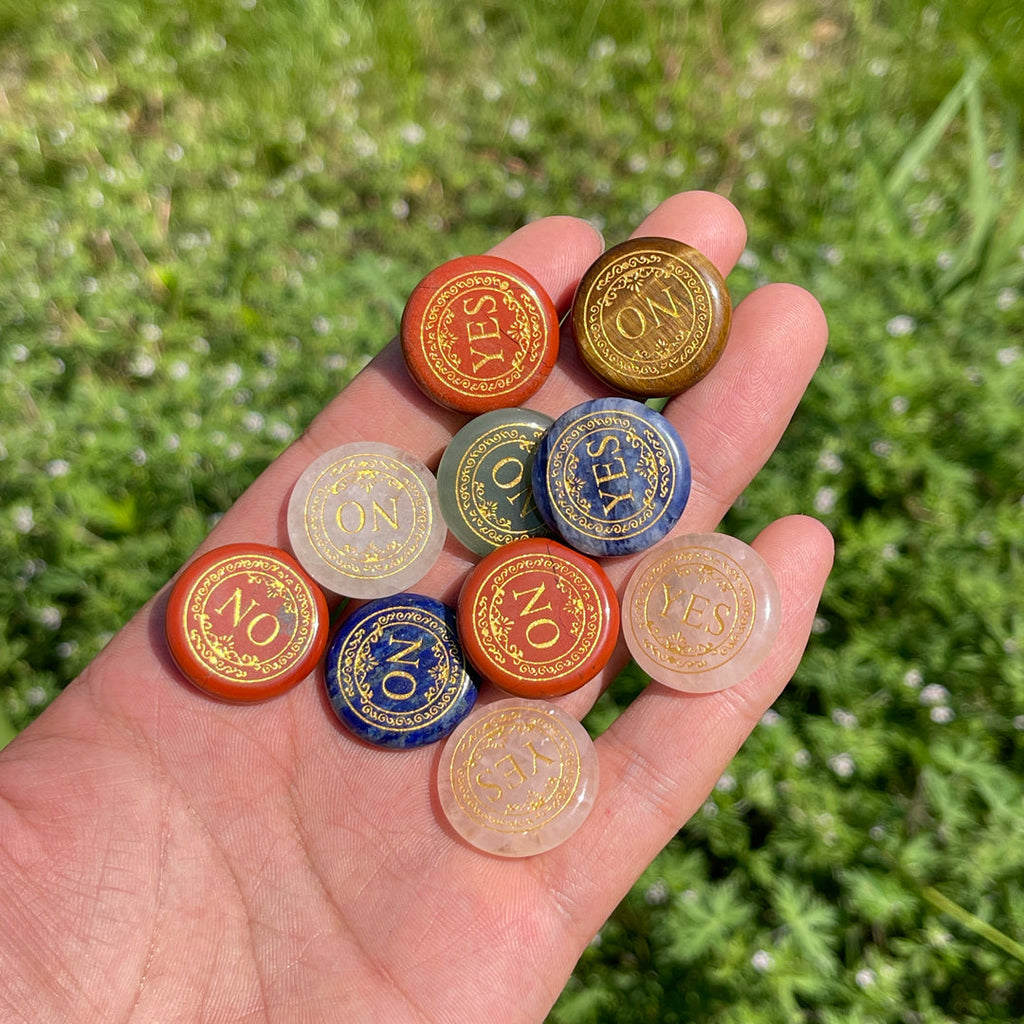 Natural Crystal Decision Coin