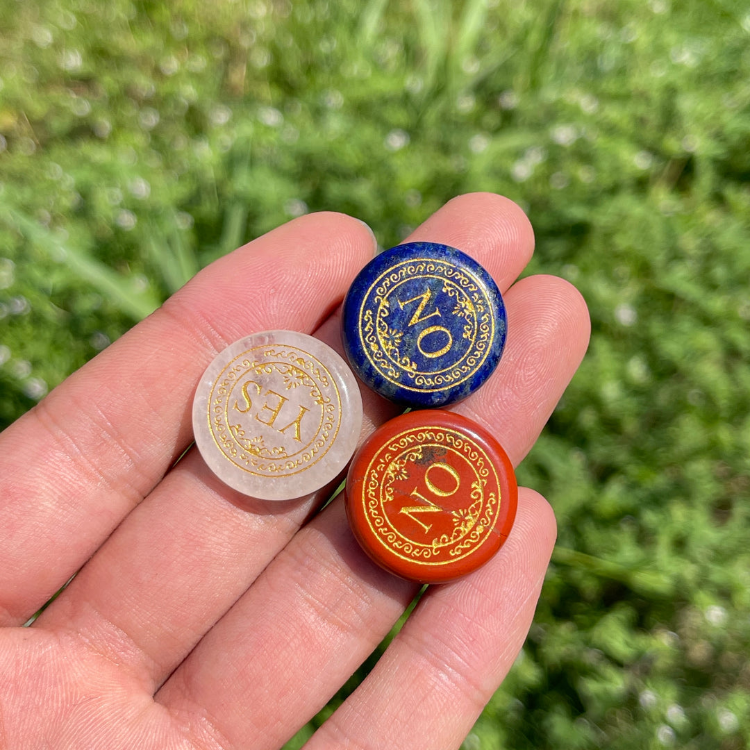 Natural Crystal Decision Coin