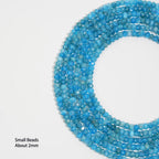 Natural Crystal Faceted Rondelle Bead Strand