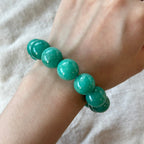 Amazonite Bead Bracelet 14.8-15.1mm