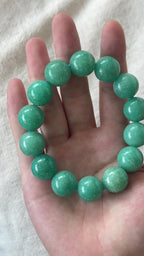 Amazonite Bead Bracelet 14.8-15.1mm